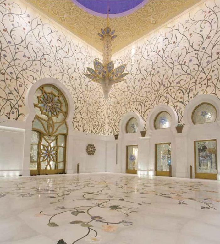 Moschea Abu Dhabi Emirati Arabi 